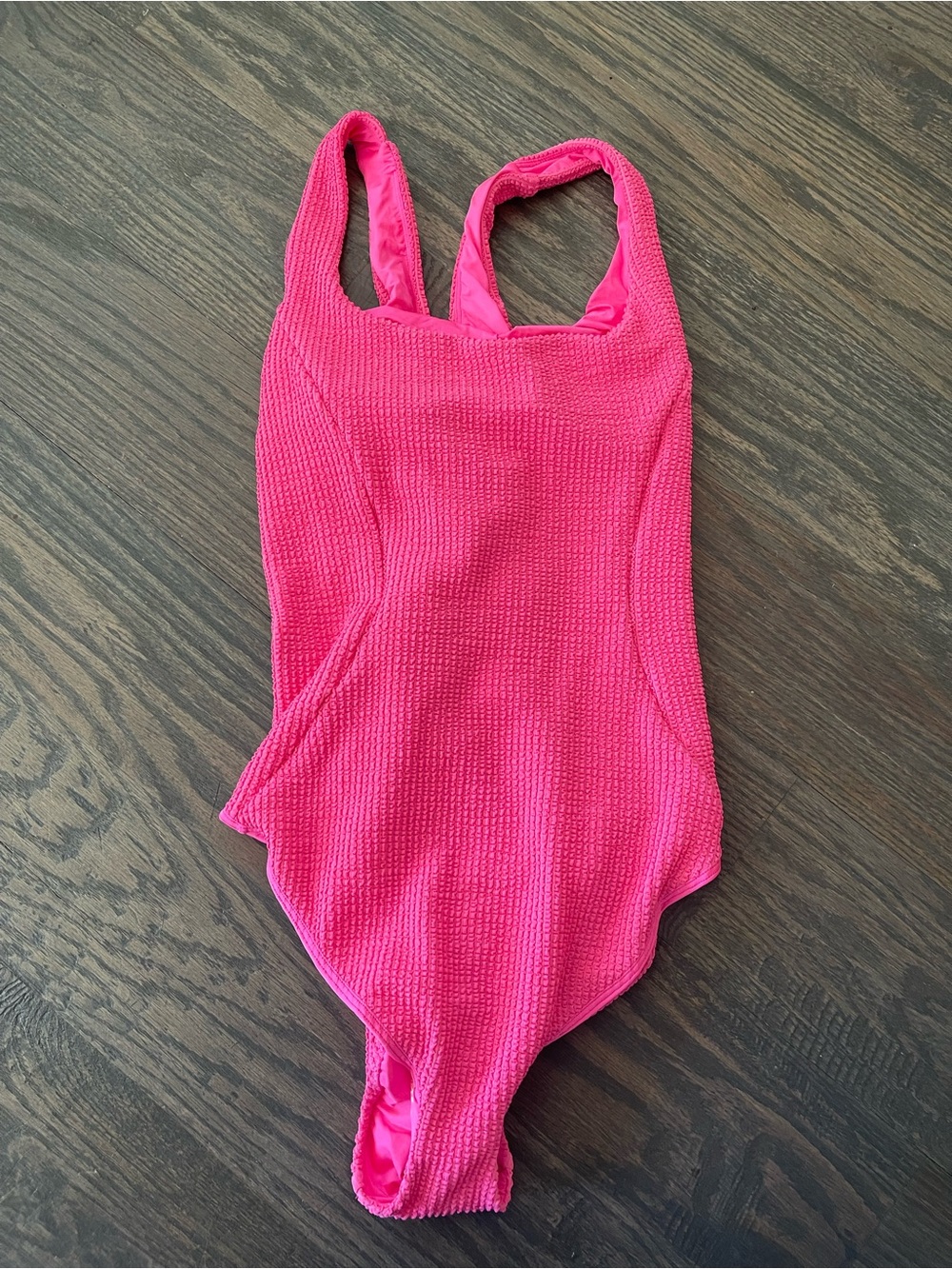 Show Me Your Mumu Miramar One Piece Swimsuit Size Large L pink scrunch nwot - Picture 4 of 7